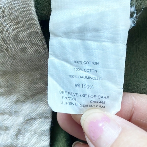 Men J Crew 100% Cotton Size 34 - Picture 6 of 11